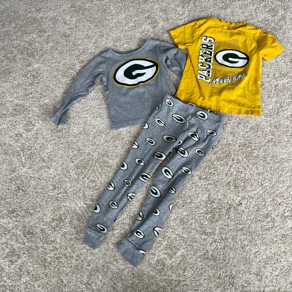 Green Bay Packers PJs 2T